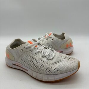 Under Armour 3021588-106 Womens Size 8.5 HOVR Phantom White Orange Running Shoes